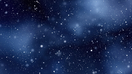 Obraz premium Cold winter night sky with snowflakes and grain noise creating peaceful atmosphere