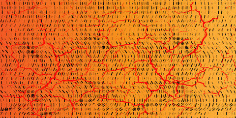 Fototapeta premium Orange Color Halftone Abstract Pattern Background. Vintage. Wallpaper. Vector