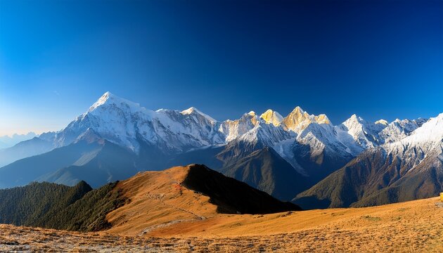meili snow mountain in yunnan province rizhao golden hill