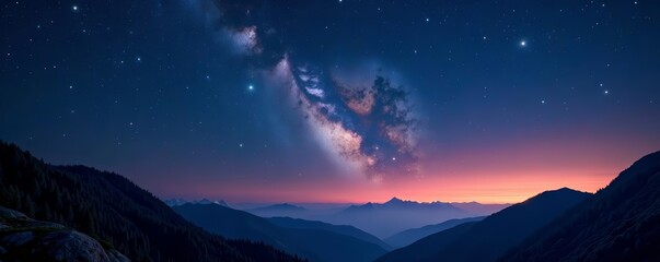 Naklejka premium A stunning view of the centaurus constellation in a clear starry night sky, sky, stars, galaxy