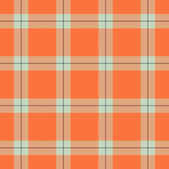Vibrant orange plaid pattern.  Perfect for textile design, website backgrounds, or autumnal themed projects.