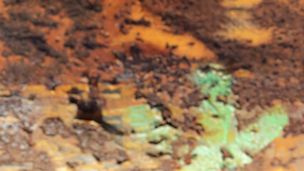 Abstract corrosion with verdigris pattern with rustic texture background