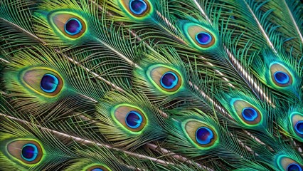 Obraz premium peacock feather background