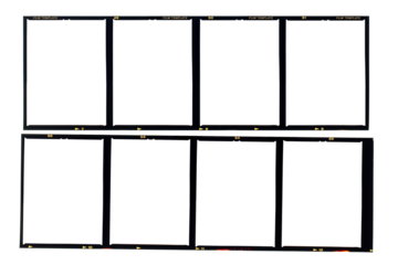 Medium format color film frame.With copy space.