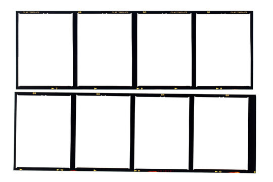 Medium format color film frame.With copy space.