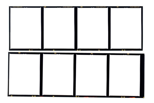 Medium format color film frame.With copy space.