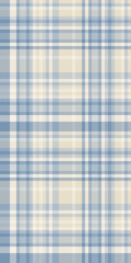 Subtle blue and cream plaid pattern.  Perfect for textile design, website backgrounds, or crafting projects.  Evokes a feeling of calm and sophistication.