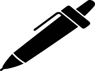 Pen Cap Clip Silhouette Vector    