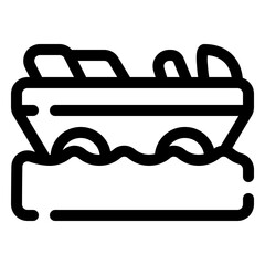 amphibious car icon