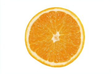 Fototapeta premium Vibrant orange slice, juicy and fresh. A burst of citrusy goodness!