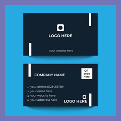 modern creative simple clean business card or visiting card design template 2.eps