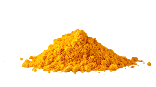 Curcumin Isolated on White Background - Professional Image for Designs