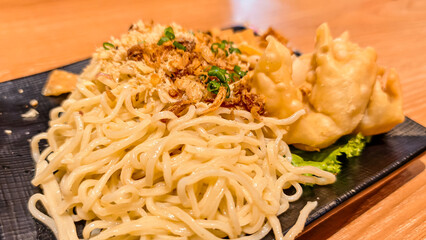 Delicious Indonesian Cuisine Pangsit Noodles