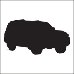 SUV Silhouette Clipart