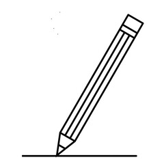simple pencil icon design