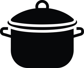 cooking pot icon vector illustration