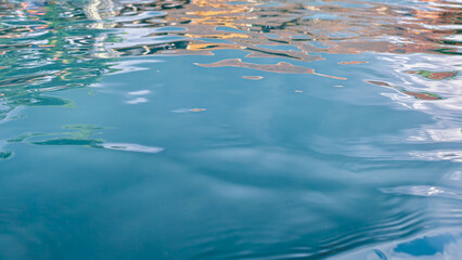 Mesmerizing view showcasing an abstraction of water reflecting the light of day
