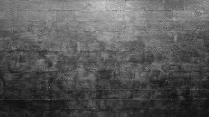 Obraz premium Monochrome Texture Brick Wallpaper with Full Frame Gradient Effect