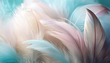Obraz premium ethereal abstract background with delicate feathered textures