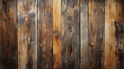 Fototapeta premium Weathered Brown and Beige Wooden Planks Background Texture