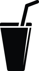 party drink straw icon vector illustration