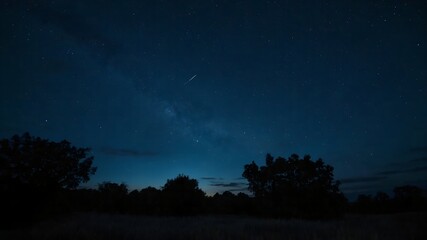 Fototapeta premium night sky with clouds