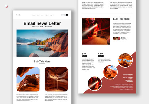 Email News letter Layout