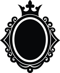 regal mirror icon vector illustration