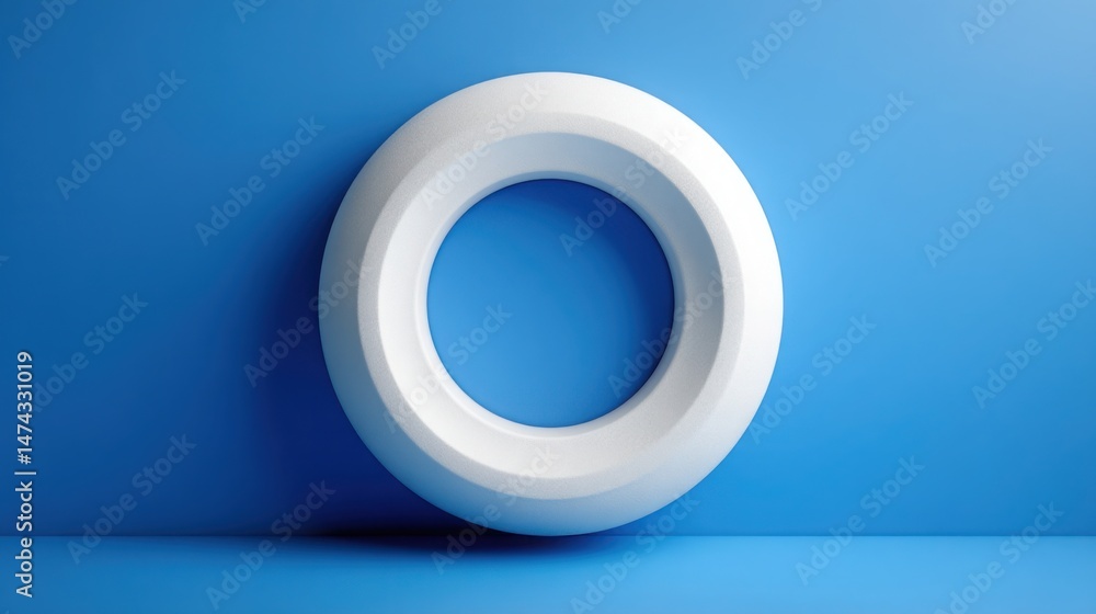 Poster white on a blue background illustrating the concept of closing the loop with feedback and follow-up 