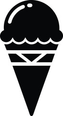 summer ice cream icon vector illustration