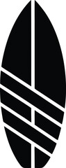 surfboard icon vector illustration