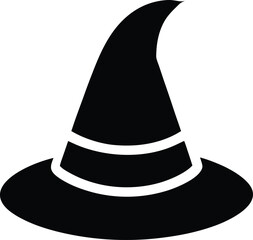 wizard hat icon vector illustration