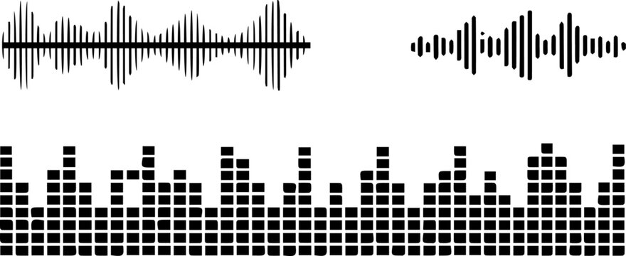 Sound Wave Visualizations: Continuous and Level Indicators