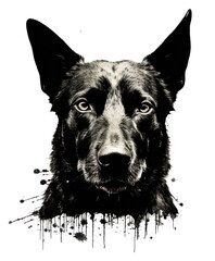 PNG Black dog mammal animal pet.