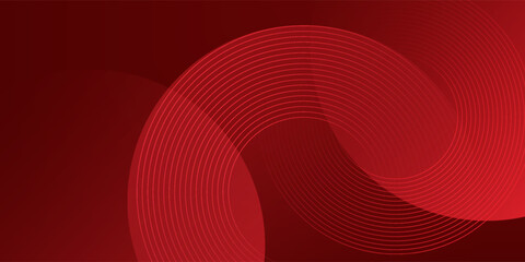 Red abstract background. Dynamic shapes composition. Eps10 vector