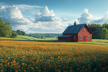 Agriculture background with agriculture land