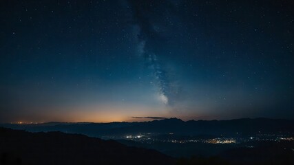 Fototapeta premium time lapse clouds over the city