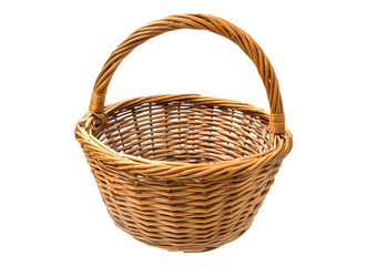 Fototapeta premium A wicker basket overflows