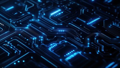 Obraz premium Abstract Circuit Board Design