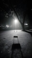 swing at night