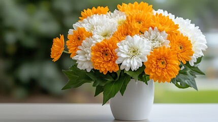 Spring flora illustration vibrant flower arrangement in a serene natural setting