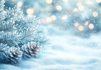 Festive Winter Scene