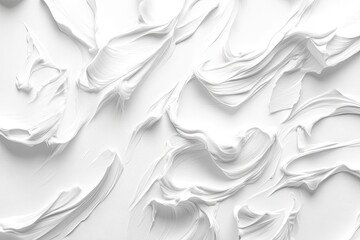 Obraz premium Abstract white textured strokes
