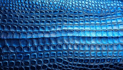 crocodile genuine leather structure texture macro blue colored leatherette surface with metallic pearlescent effect reptile skin close up macro background wallpaper backdrop