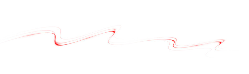 Red Glowing Light Trails PNG – Abstract Speed Motion Lines, Curved Podium Glow, Car Light Streaks, Fiber Optic Wave, Twisted Fire Path and Shiny Twirl on Transparent Background