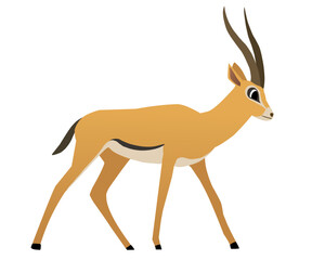 Stunning gazelle vector. Give a wild touch to your projects.