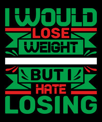 I would lose weight, but I hate losing