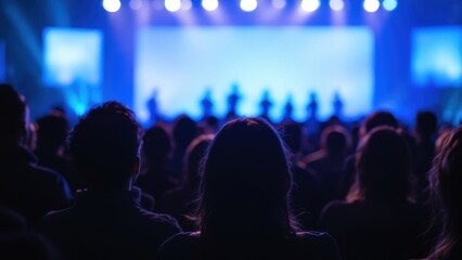 Audience in the lecture hall.