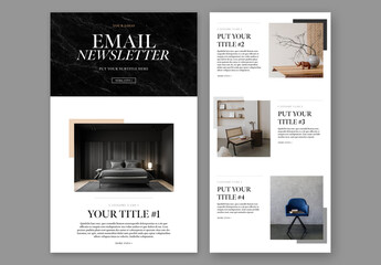 Digital Email Newsletter Layout