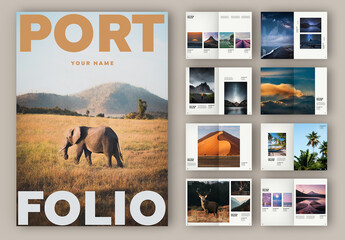 Portfolio Brochure Layout